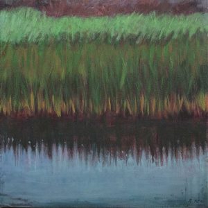 'Still Waters', acrylic on canvas, 60cm x 60cm