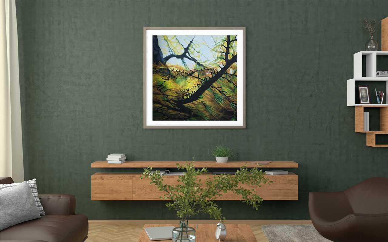 "Larch" - painting in situ